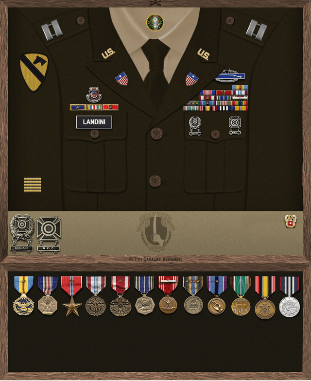 Tom Landini uniform