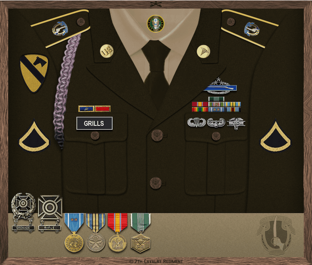 Andrew Grills uniform
