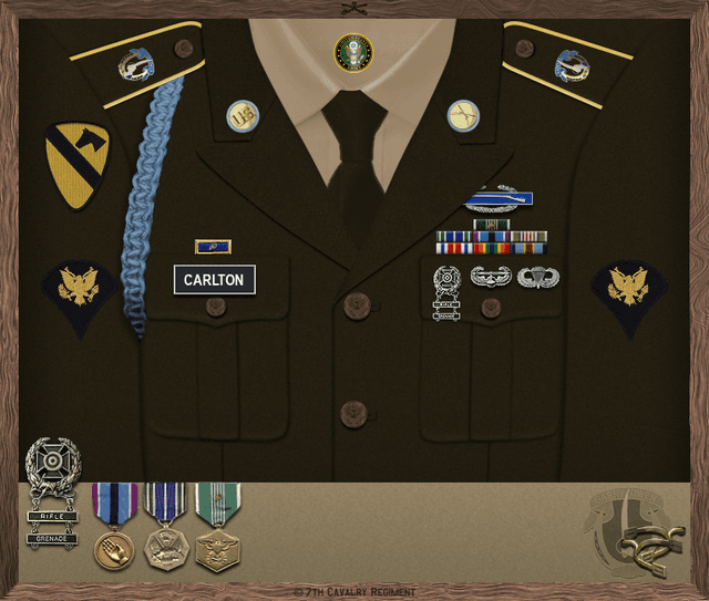 Curt Carlton uniform