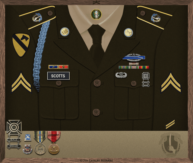 Richard Scotts uniform