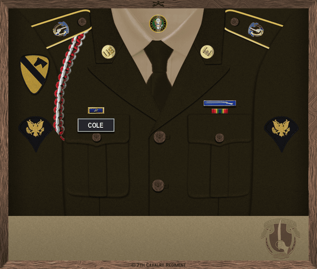 Justin Cole uniform
