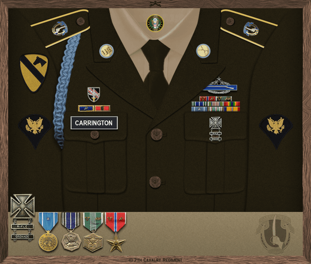 Des Carrington uniform