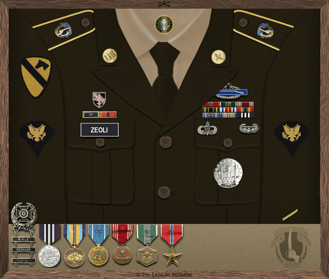 Dante Zeoli uniform