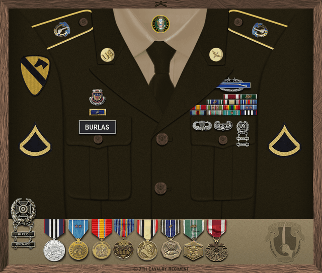 Joseph Burlas uniform