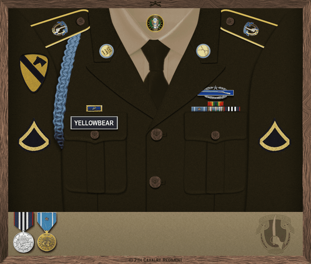 Michael YellowBear uniform