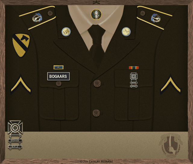 Werner Bogaars uniform