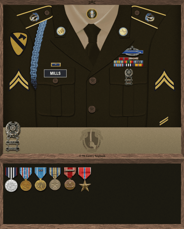 Josiah Mills uniform