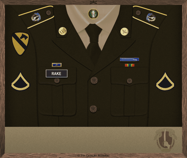 Arthur Rake uniform