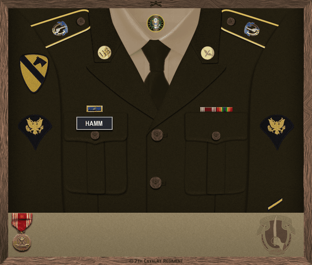 Michael Hamm uniform