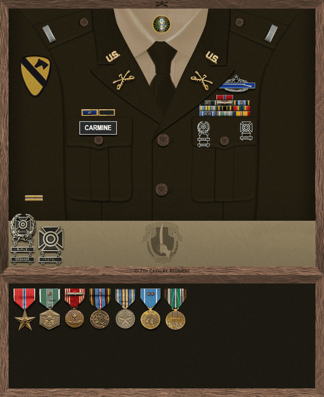 Jack Carmine uniform