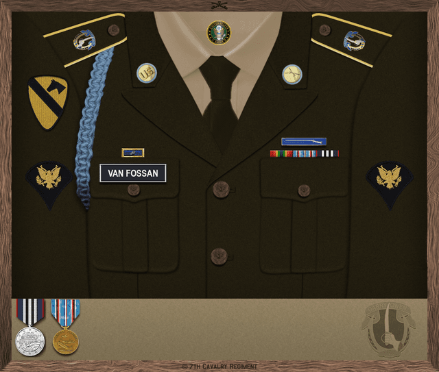 Miles Van Fossan uniform