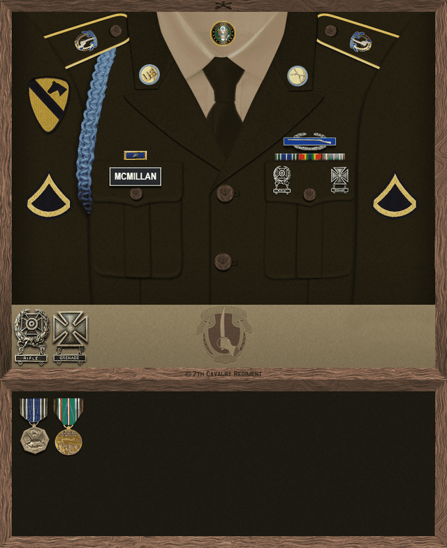 Harry McMillan uniform