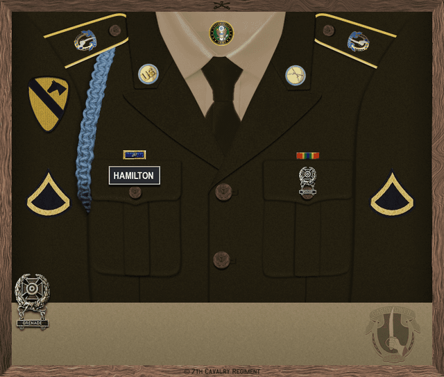 Jakob Michael Hamilton uniform
