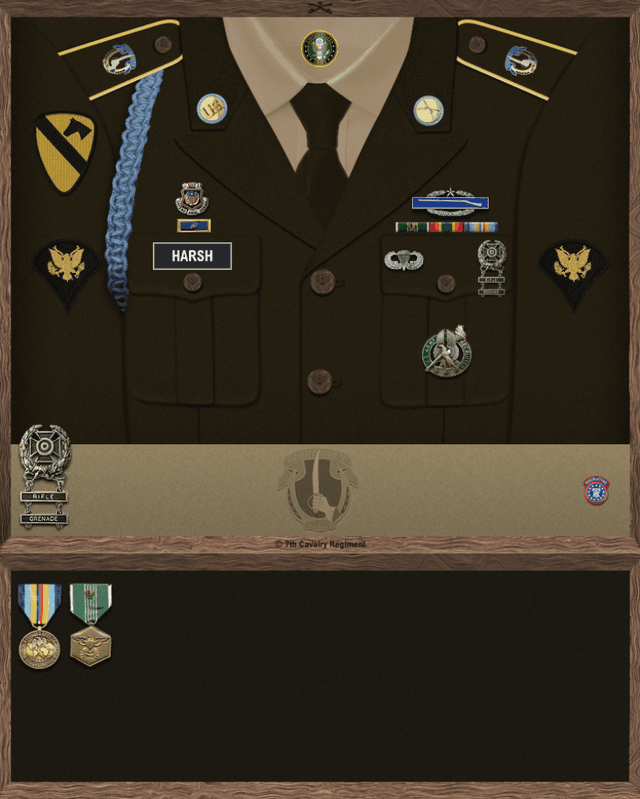 Michael Harsh uniform