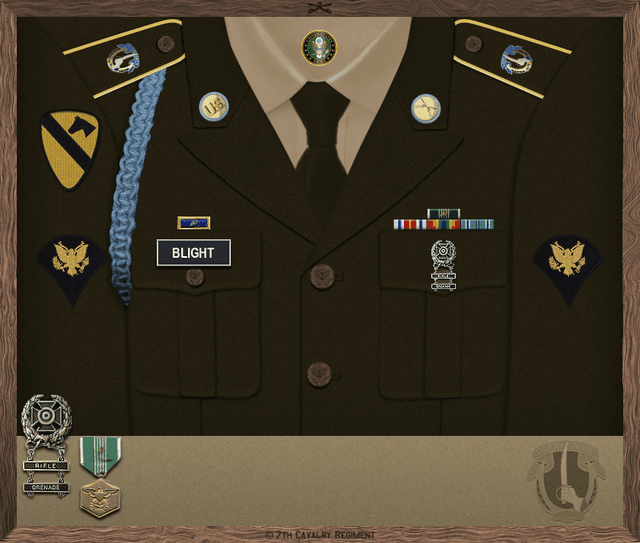 Desmond Blight uniform