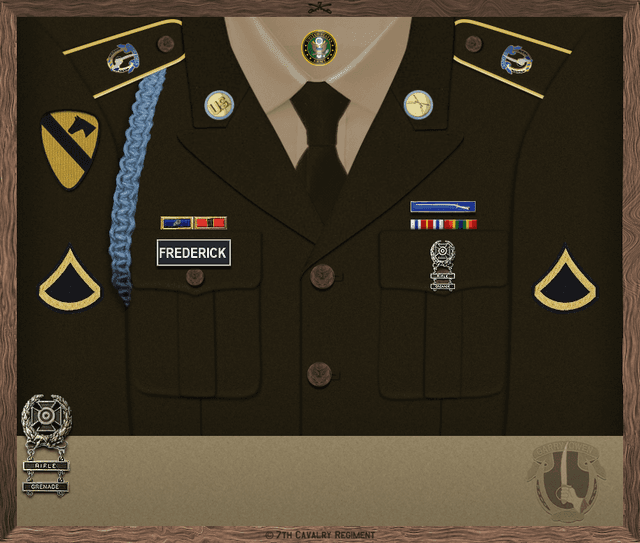 Joseph Frederick uniform