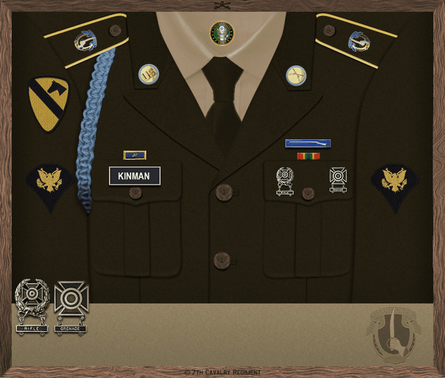 Christopher Kinman uniform