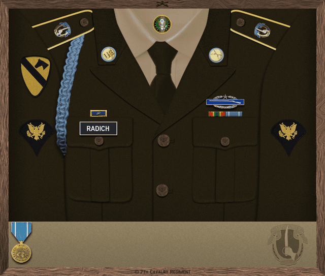 Paul Radich uniform