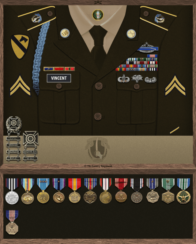 Carl Vincent uniform
