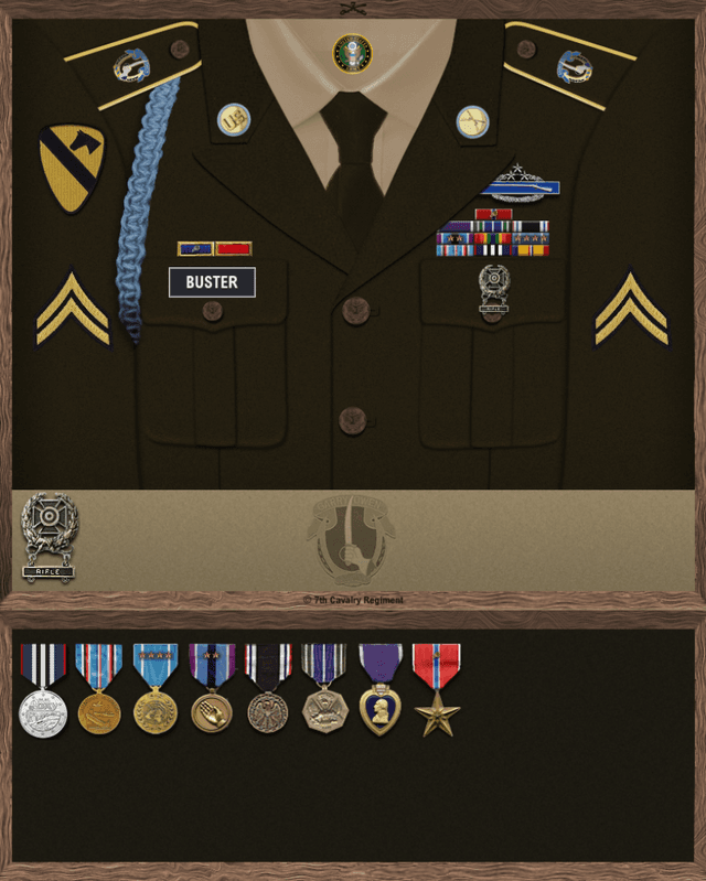 John Buster uniform
