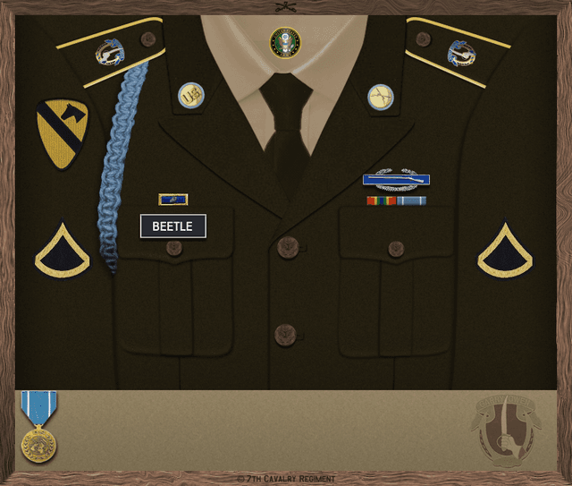 Richard Beetle uniform