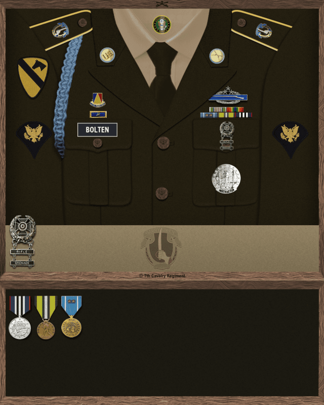 John Bolten uniform
