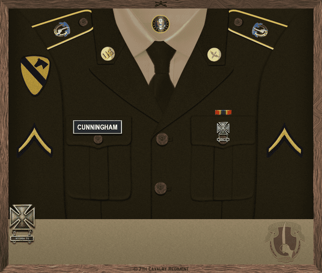 Michael Cunningham uniform