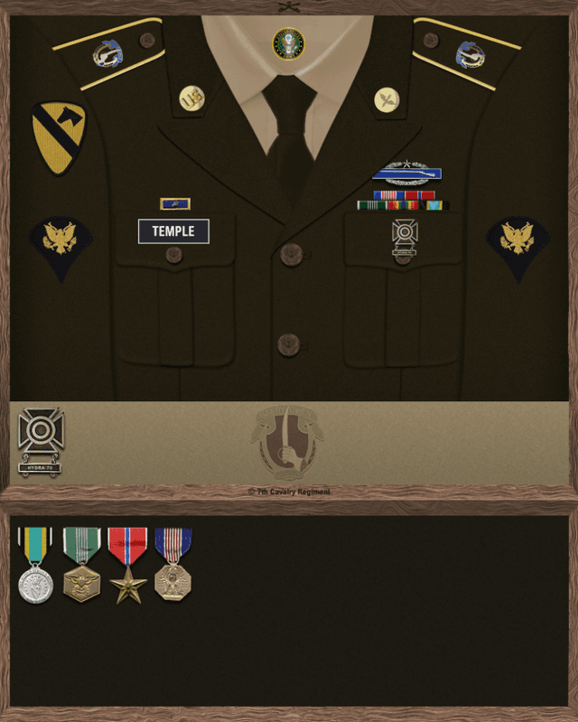 William Temple uniform