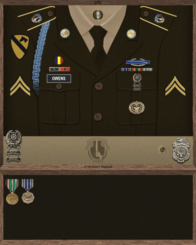 William Owens uniform