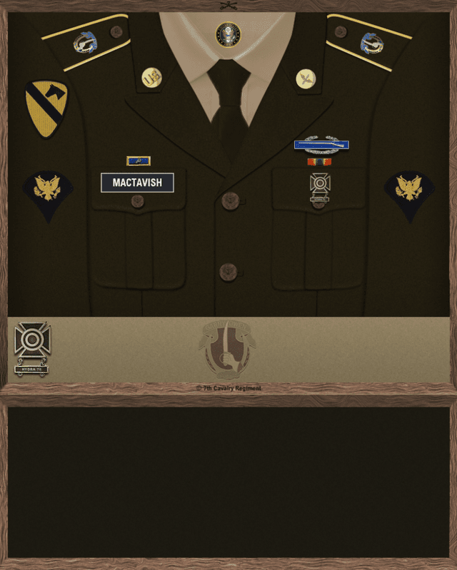 Glen MacTavish uniform