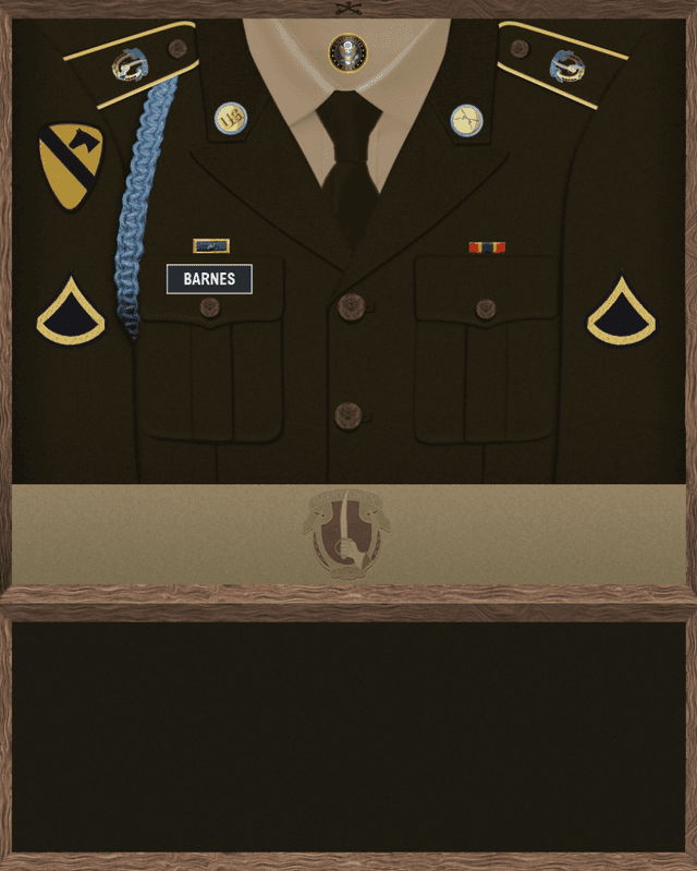 James Warren Barnes uniform