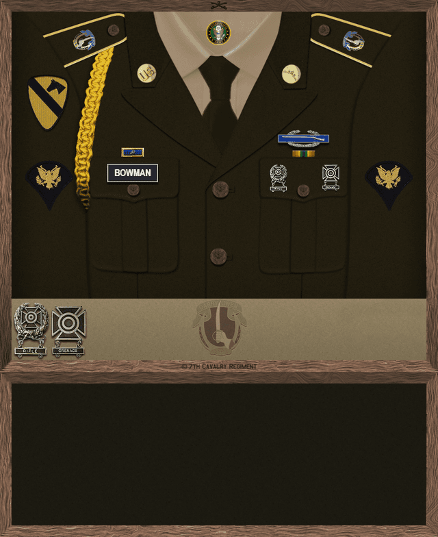 Daniel Bowman uniform