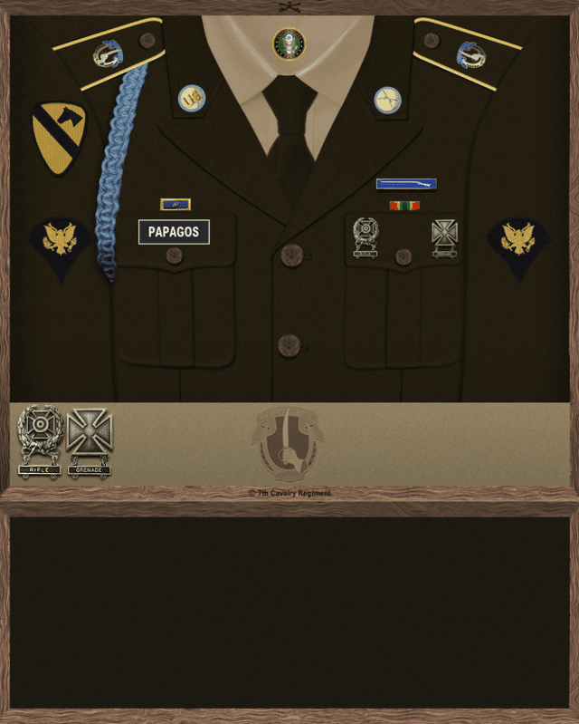 Adonis Papagos uniform