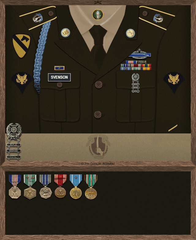 Corey Svenson uniform