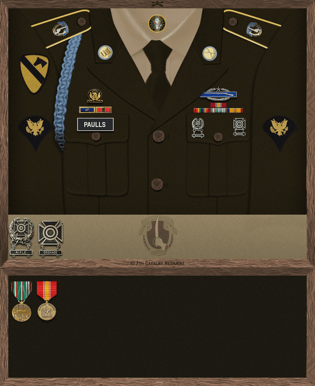 Gareth Paulls uniform