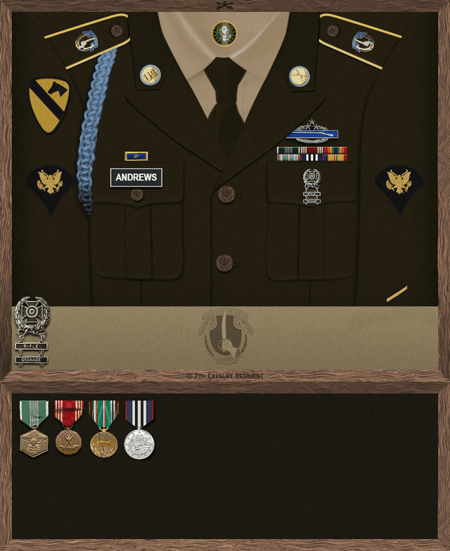Charles Andrews uniform