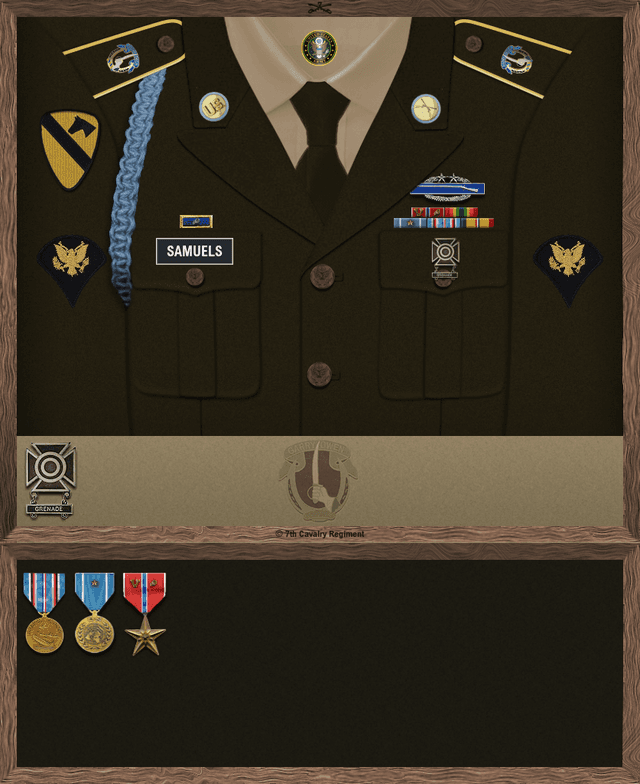 Sam Samuels uniform