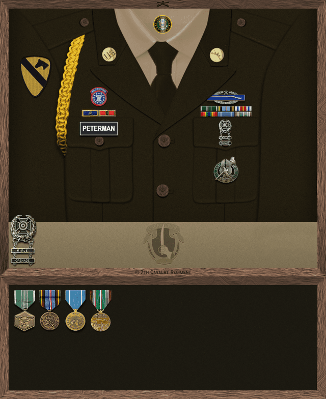 James Peterman uniform