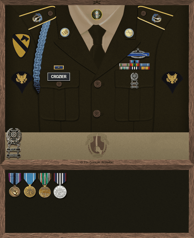 Nicholas Crozier uniform
