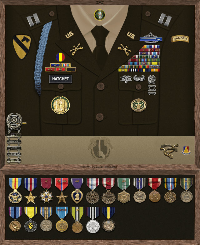 William Xavier Hatchet uniform