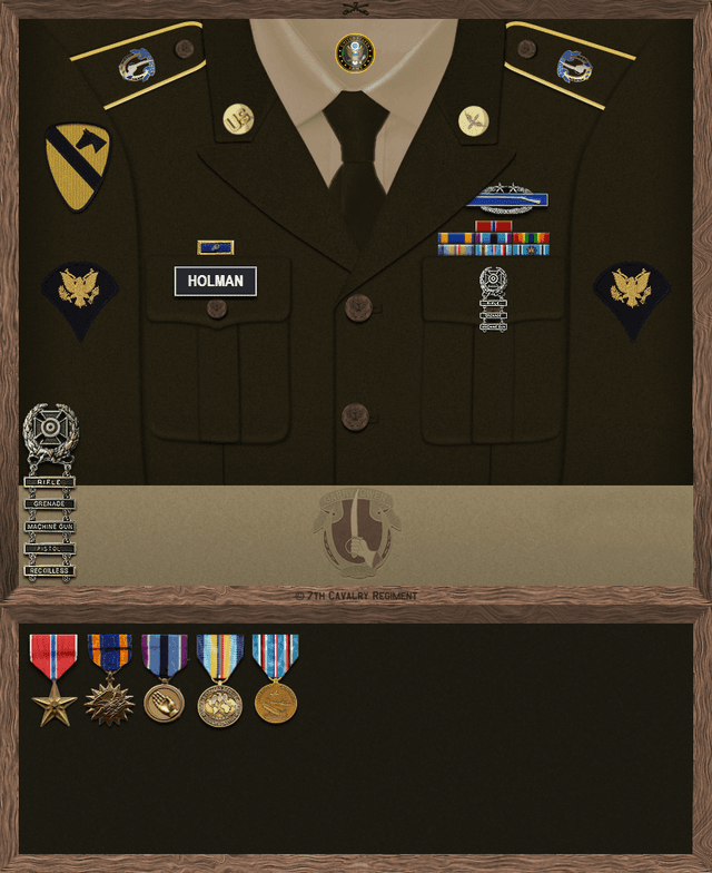 Robert Holman uniform