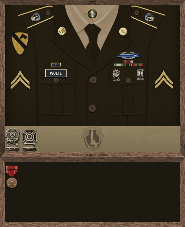 Peter Wolfe uniform