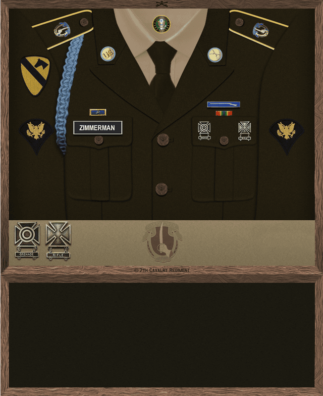 John Zimmerman uniform
