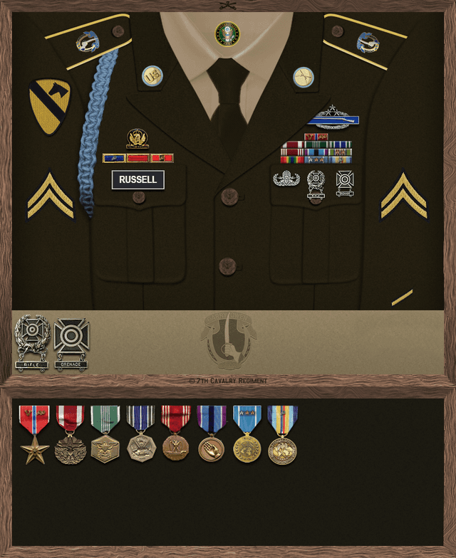 James Grayson Russell uniform