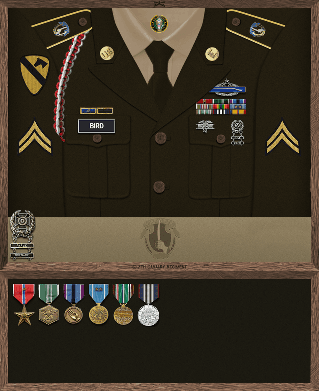 Warren Bird uniform