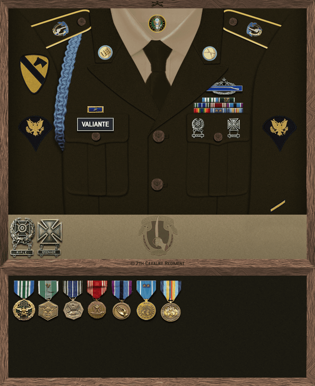 Mik Valiante uniform