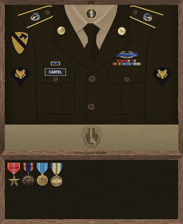 Dustin Cartel uniform