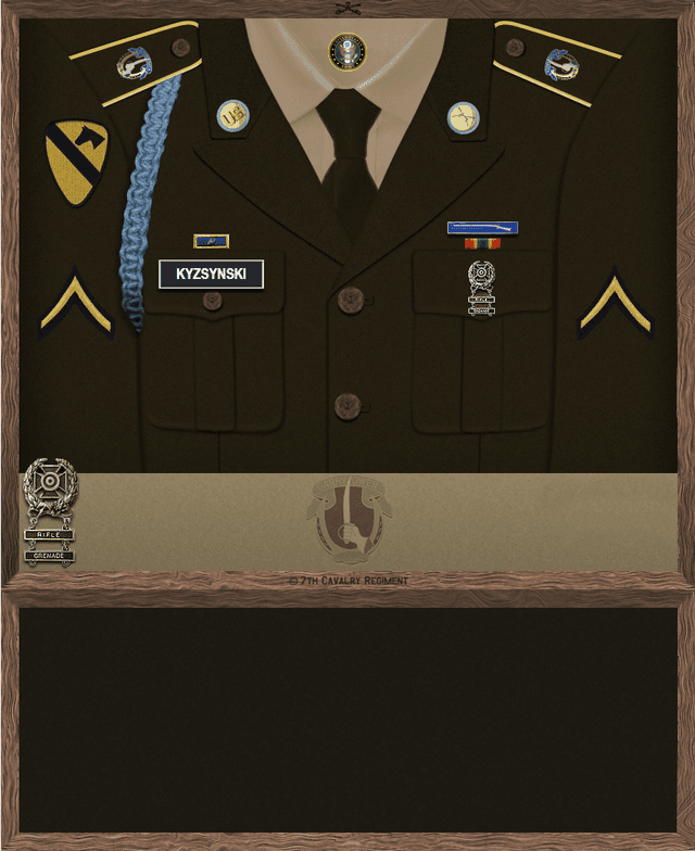 Jordan Kyzsynski uniform
