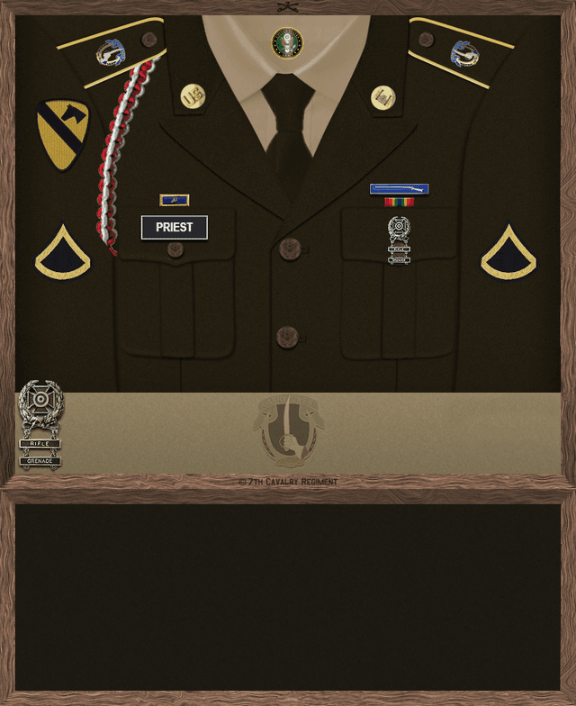 Mike Priest uniform