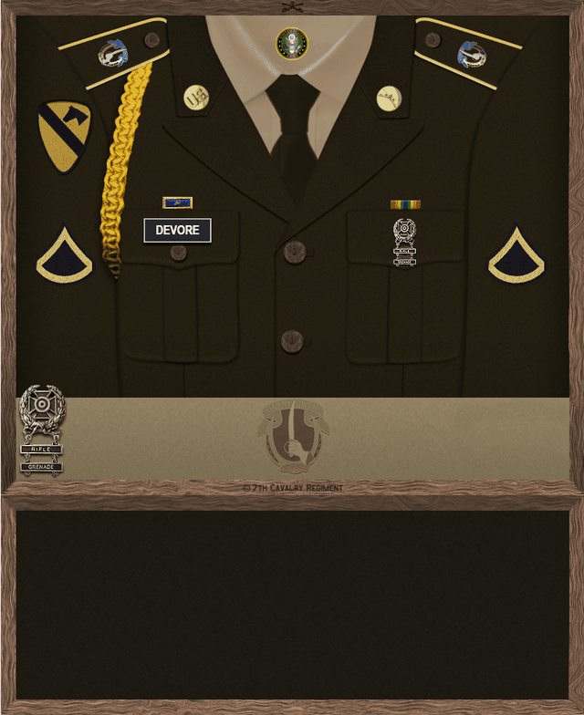 Scout DeVore uniform